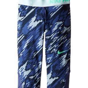 Nike Girls Pro Cool Printed Training Capri pants